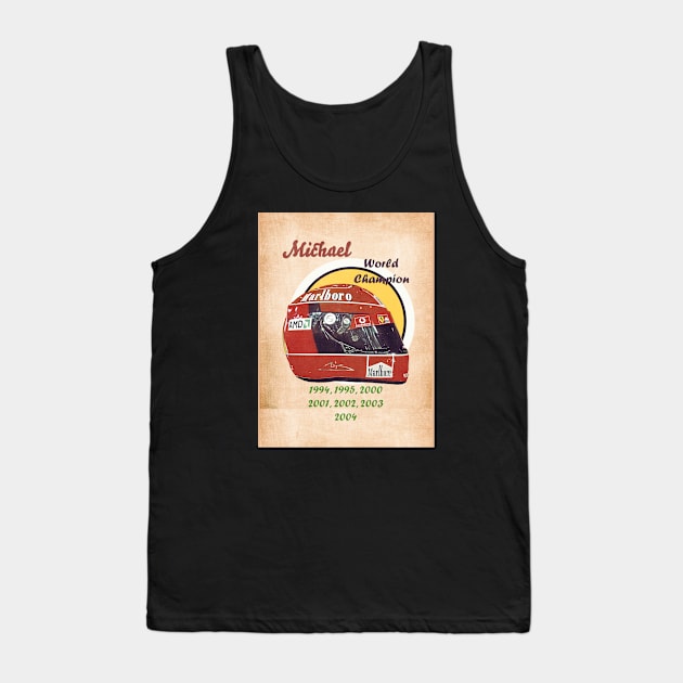 1994 Michael Schumacher Tank Top by Popcult Posters